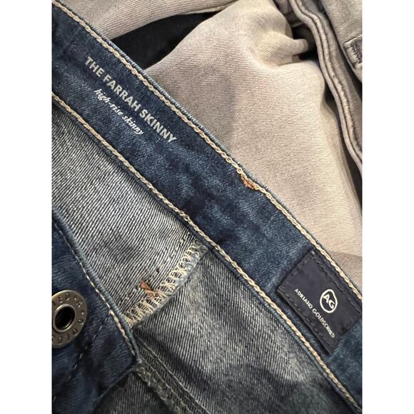 AG Adriano Goldschmied The Farrah High Rise Skinny Jeans 27 - Picture 7 of 8